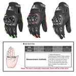 GHOST RACING GR-ST04 Motorcycle Gloves Anti-Fall Full Finger Riding Touch Gloves, L, XXL, M, XL