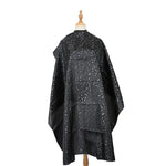 Fashion Shawl For Hair Salon With Hair Dye And Haircut, Black, White