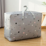 Oxford Cloth Quilt Moisture-Proof & Waterproof Storage Bag Zipper Portable Moving Luggage Bag, 55x33x20cm, 58x38x22cm, 60x50x25cm
