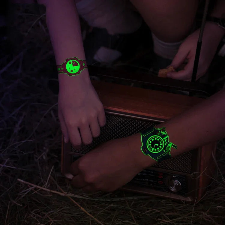 20 PCS Children Waterproof Luminous Cartoon Watch Tattoo Stickers, Ei-289, EI-290, Ei-291, EI-292, Ei-293, Ei-294, Ei-295, Ei-296, Ei-297, Ei-298, Ei-299, EI-300
