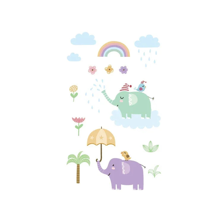 20 PCS Waterproof Anti-Sweat Children Cute Cartoon Animal Tattoo Stickers, EC-581, EC-582, EC-583, EC-584, EC-585, EC-590, EC-531, EC-591, EC-592, EC-593, EC-594, EC-614, EC-615, EC-617, EC-618