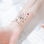 10pcs Waterproof Small Fresh Water Transfer Color Tattoo Stickers, RC-501, RC-502, RC-503, RC-504, RC-505, RC-506, RC-507, RC-508, RC-509, RC-510, RC-511, RC-512, RC-513, RC-514, RC-515, RC-516
