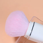 8-in-1 Square Makeup Brush Mini Portable Retractable Blush Brush Eye Shadow Brush Novice Makeup Set, 8 in 1(Milk White), 8 in 1( Wine Red), 8 in 1(Light-skinned), 8 in 1(Light Blue)