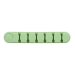 6 Holes Bear Silicone Desktop Data Cable Organizing And Fixing Device, 6 Holes