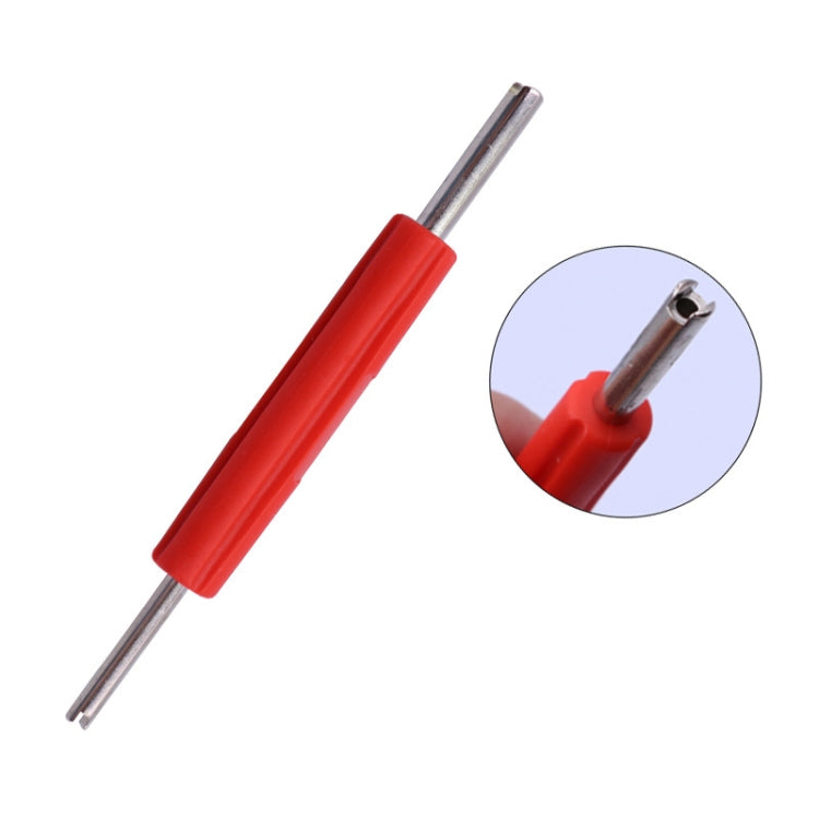 20 PCS Valve Core Wrench Key Car Air Conditioning Wheel Tire Air Mouth Dual-Use Switch Tool, Valve Core Wrench Key