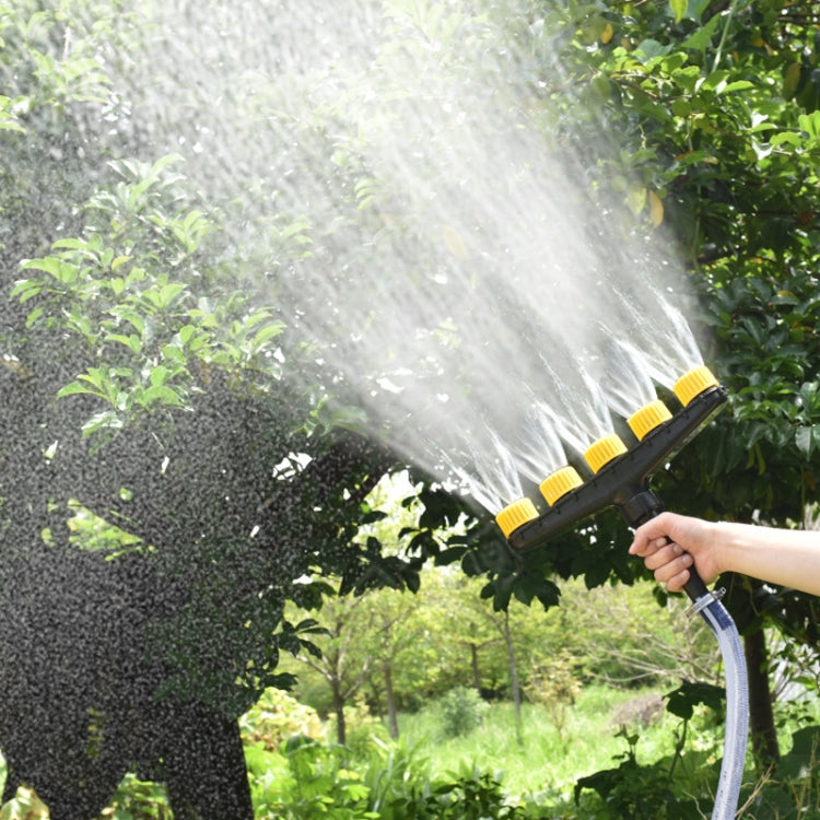 DKSSQ Gardening Multi-Head Watering Sprinkler Nozzle, Specification:, 3 Head with 1 inch/1.2 inch Interface, 3 Head With 1.5 inch Interface, 4 Head With 1 inch/1.2 inch Interface, 4 Head With 1.5 inch Interface, 5 Head With 1 inch/1.2 inch Interface