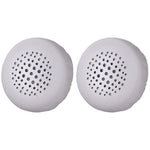 2 PCS Headset Honeycomb Earmuffs for Jabra Evolve 20se / 30II / 40 / 65+ / 75+, Black, Gray