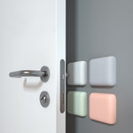 Silent Anti-Collision Silicone Pad For Door Handle, Size: 5cm Round Black, 5cm Round Green, 4.5cm Square Gray, 4.5cm Square Pink, 4.5cm Square Green, 4.5cm Square White, 4.5cm Square Black