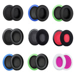 2pcs Headset Earmuffs For Kingston HyperX, Black Mesh, Black Mesh+Blue, Black Mesh+Green, Black Protein Skin, Black Velvet, Black+Red Velvet, Black+Blue Protein Skin, Black+Green Protein Skin, White+Rose Red, Black Splicing, Black Ice Silk