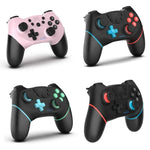 Wireless Bluetooth Gamepad With Macro Programming For Switch Pro, Left Blue Right Green