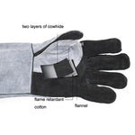 1 Pair JJ2001-1 Oven Microwave Baking Barbecue Insulation Gloves, Barbecue Insulation Gloves