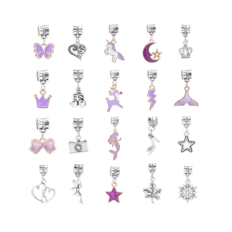 TZ-05 63 In 1 Colorful Crystal Cartoon DIY Jewelry Children Bracelet, 63 In 1(Purple Suit), 63 In 1(Red Suit), 63 In 1(Green Suit), 63 In 1(Color Suit)