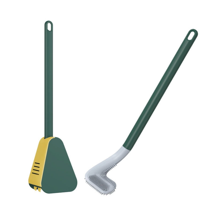 Golf Toilet Brush With Self-Opening And Closing Water-Proof Base, White, Blue, Black, Green
