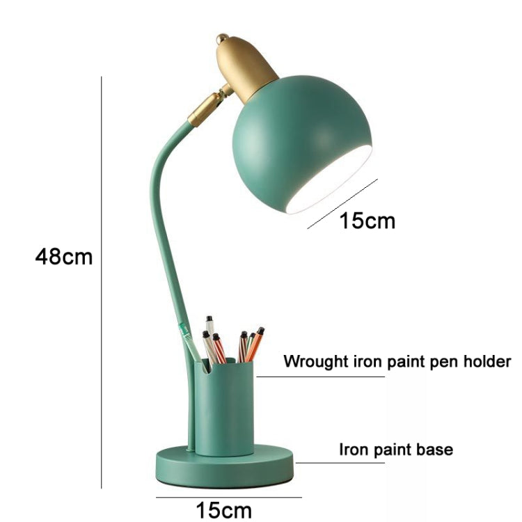 YY-1109 Student Desk LED Eye Protection Lamp with Pen Holder, CN Plug, Specification:, Tricolor, without Bulb