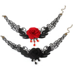 Fringe Lace Gothic Lolita Vintage Necklace,Style:, 1532 Red, 1535, 1555, 1556, 1557