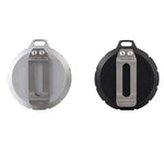 Outdoor Portable Stainless Steel First Aid Pill Storage Box, Black, Silver
