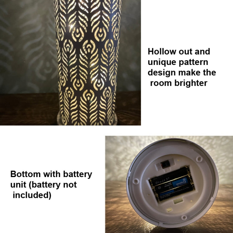 Moroccan Hollow LED Wrought Iron Decorative Lamp, Spec:, Small, Medium, Large