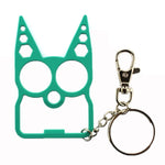 2 PCS 6 In 1 Multifunctional Keychain Zinc Alloy Bottle Opener, Black, Silver, Gold, Bright Green, Grass Green, Pink