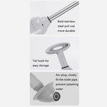 Vacuum High Pressure Toilet Dredge, Style:, Arc (Red), Arc (Gray White)