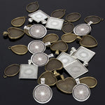129 In 1 Time Gem Necklace Pendant Crystal Epoxy Resin Silicone Mold Set, Necklace Mold Set