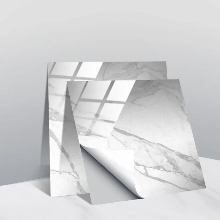 PVC Crystal Covered Film Geometric Pattern Tile Wall Sticker, 20 PCS 10cm