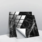 PVC Crystal Covered Film Geometric Pattern Tile Wall Sticker, 20 PCS 10cm