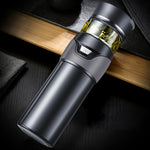 101-500ML Insulation Cup Tea Water Separation Tea Cup,Style:, Stainless Steel  Black, Stainless Steel  Coffee, Stainless Steel  Gray, Black+Gift Box, Coffee+Gift Box, Gray+Gift Box, Glass Black+Gift Box, Glass Coffee+Gift Box, Glass Gray+Gift Box      ...
