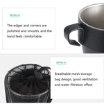 CLS 4 in 1 Outdoor 304 Stainless Steel Camping Cup