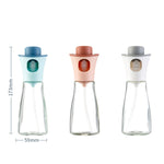 Large-caliber Press-type Cooking Barbecue Oil Spray Bottle, Pink, Blue, White