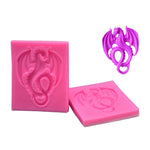 2 PCS Pterodactyl Chocolate Cake Clay Decoration DIY Silicone Mold, DIY Silicone Mold