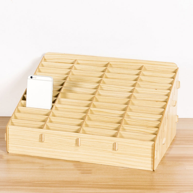 D-86 Office Conference Classroom Mobile Phone Storage Box, Style:, 12 Grids (Walnut), 12 Grids (Oak), 24 Grids (Walnut), 36 Grids (Walnut), 36 Grids (Oak), 48 Grids (Walnut), 48 Grids (Oak), 60 Grids (Walnut), 60 Grids (Oak)