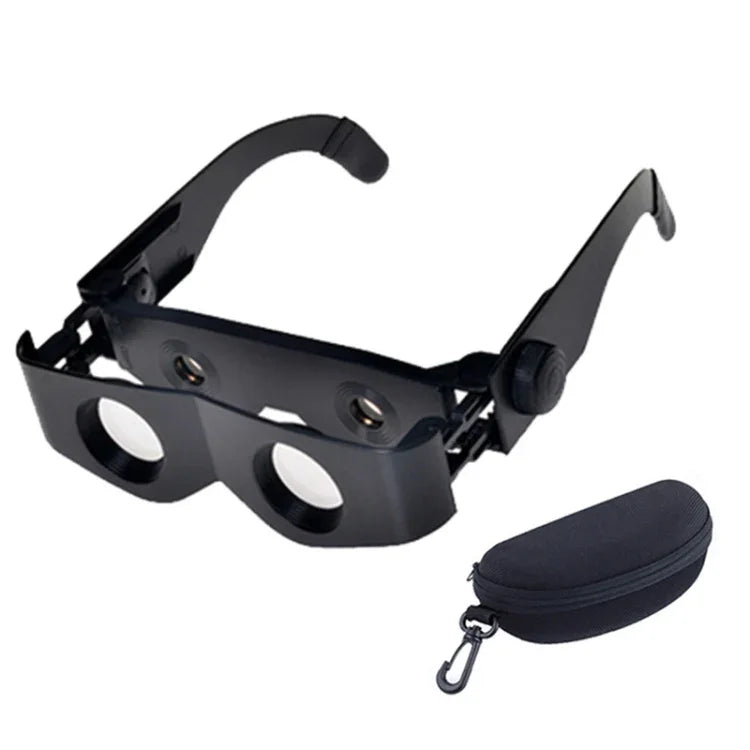 Fishing Binoculars HD Outdoor Magnifier Binoculars, 3X Only Telescope, 3X Telescope + Glasses Case