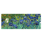 Am002 Large Oil Painting Desk Rubber Mouse Pad, 300x800x4mm Stitched Edges, 400x900x1.5mm No Stitched Edges, 400x900x3mm Stitched Edges, 400x900x2mm Stitched Edges, 300x800x2mm Stitched Edges