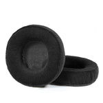 2 PCS  Earmuffs for Audio-Technica AD1000X AD2000X AD900X AD700X,Style:, Black Protein Skin, Black Thickened Protein Skin, Black Flannel, Black Lambskin, Solid Head Beam, Hollow Head Beam