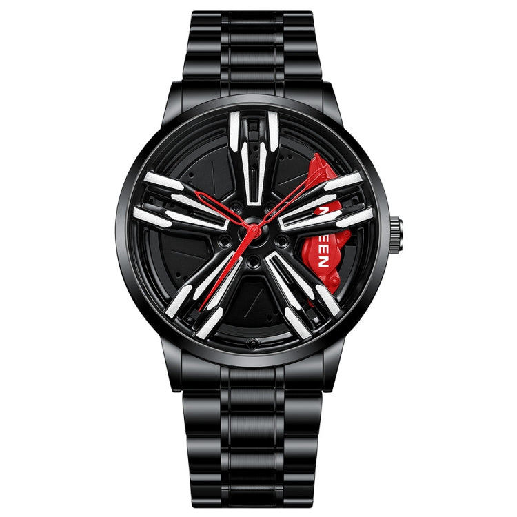 FNGEEN L001 Motorcycle Element Wheel Metal Men Watch, Black steel Red Surface, Black Steel Green Surface, White Steel Red Surface, White Steel Green Surface, Black Net Black Steel Red Surface, Black Net Black Steel Green Surface                        ...