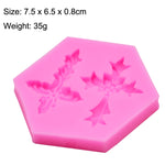 4 PCS Cross Shape Silicone Fondant Cake Mold Baking Tool, Cross Shape