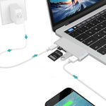 USB-C To HDMI Splitter Docking Station Card Reader, Specification：, 5 in 1 Gray, 5 in 1 Silver, 6 in 1 Gray, 6 in 1 Silver