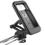 Bicycle Mobile Phone Holder Mountain Bike Waterproof Bag, Black
