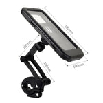 Bicycle Mobile Phone Holder Mountain Bike Waterproof Bag, Black