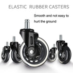 Furniture PU Universal Plug Caster Office Chair Mute Wheel, Size: 3 Inch, 2 Inch, 2.5 Inch, 3 Inch