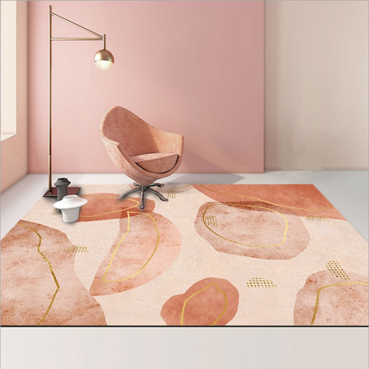Modern Abstract Geometric Living Room Rug Coffee Table Cushion, 50x80cm, 60x90cm