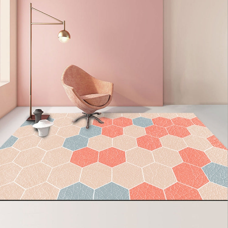 Modern Abstract Geometric Living Room Rug Coffee Table Cushion, 80x120cm, 80x160cm
