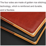 WZJZ0101 PU Leather Thickened Notebook, A5, B5