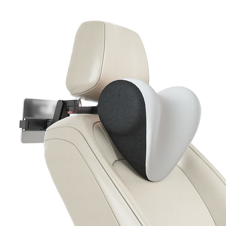 A09 Car Seat Headrest Memory Foam Comfortable Neck Pillow, Style:, Without Stand (Pink), With Stand (Black), Without Stand (Coffee), With Stand  (White), Without Stand (Blue), Without Stand (Gray), With Stand  (Pink), With Stand  (Coffee)              ...