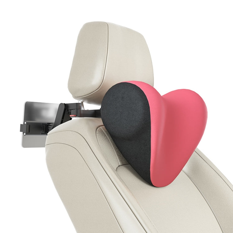 A09 Car Seat Headrest Memory Foam Comfortable Neck Pillow, Style:, Without Stand (Pink), With Stand (Black), Without Stand (Coffee), With Stand  (White), Without Stand (Blue), Without Stand (Gray), With Stand  (Pink), With Stand  (Coffee)              ...