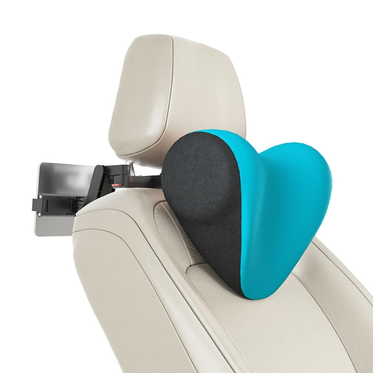 A09 Car Seat Headrest Memory Foam Comfortable Neck Pillow, Style:, Without Stand (Pink), With Stand (Black), Without Stand (Coffee), With Stand  (White), Without Stand (Blue), Without Stand (Gray), With Stand  (Pink), With Stand  (Coffee)              ...