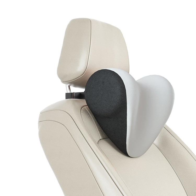 A09 Car Seat Headrest Memory Foam Comfortable Neck Pillow, Style:, Without Stand (Pink), With Stand (Black), Without Stand (Coffee), With Stand  (White), Without Stand (Blue), Without Stand (Gray), With Stand  (Pink), With Stand  (Coffee)              ...