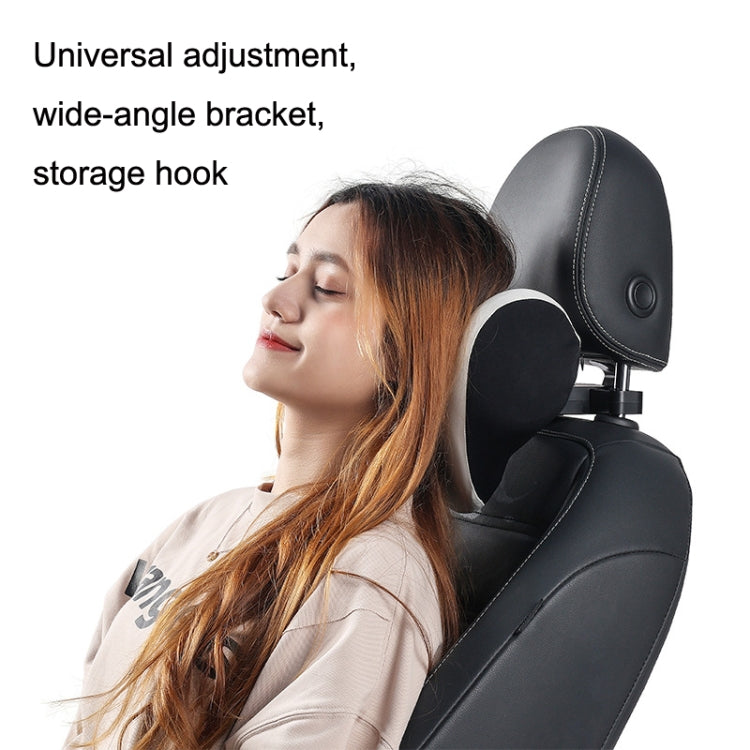 A09 Car Seat Headrest Memory Foam Comfortable Neck Pillow, Style:, Without Stand (Pink), With Stand (Black), Without Stand (Coffee), With Stand  (White), Without Stand (Blue), Without Stand (Gray), With Stand  (Pink), With Stand  (Coffee)              ...
