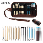 Pottery Tool Set Pottery Clay Stone Carving Knife DIY Clay Combination Tool, 22 In 1, 24 In 1, 27 In 1, 32 In 1