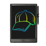 10 inch LCD Writing Board Children Hand Drawn Board, Style:, Black Monochrome, Light Blue Monochrome, Light Pink Monochrome, Black Colorful, Light Blue Colorful, Light Pink Colorful